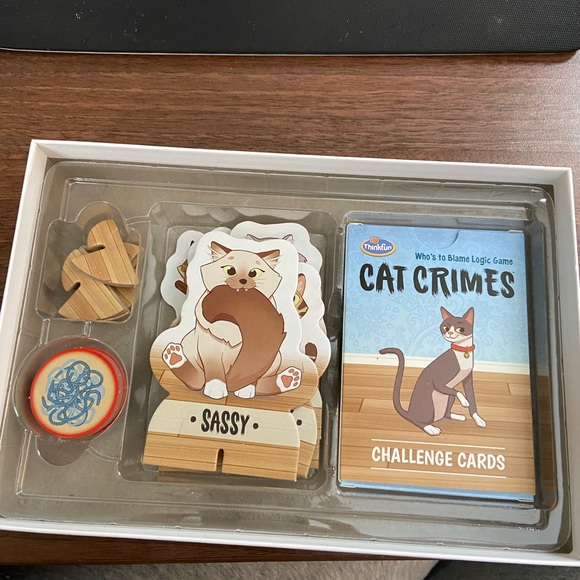 Cat Crimes Game!  40 crimes to solve!  Smoke free home. - Picture 5 of 5